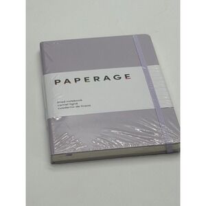 Paperage Lined Notebook Lavender Purple Hardcover Journal 160 Pages 5.6x8 88377
